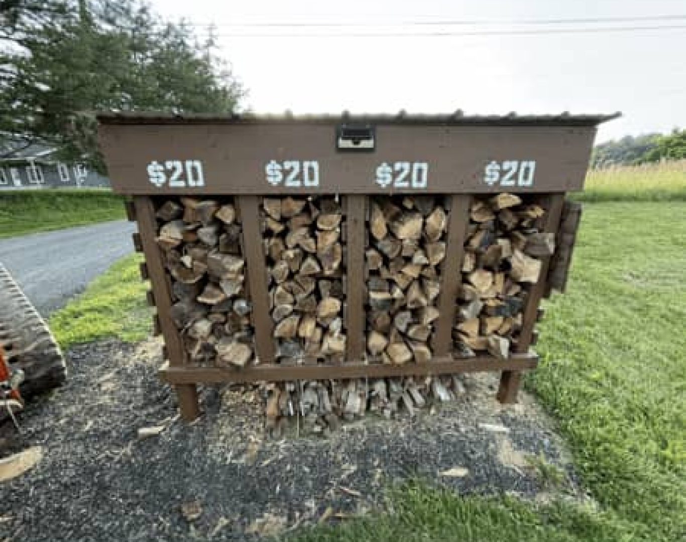 Self Serve Firewood Stand in Lebanon County, PA